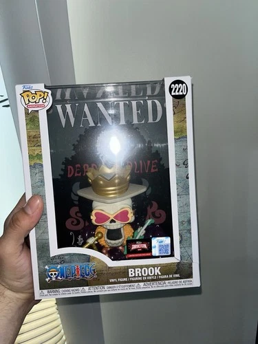Brook Wanted Poster Funko Pop One Piece Target Sticker Exclusive! (Light Wear)