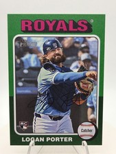 2024 Topps Heritage #625 Logan Porter Green Border ROOKIE RC