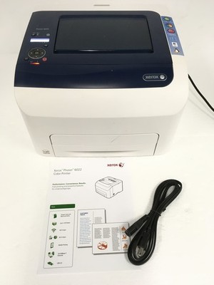 Xerox Color Phaser 6022 Wireless Color Laser Printer 256MB w/ 3751 Pages, Toner