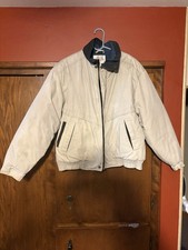 McGregor Bomber Harrington Jacket Beige Navy Medium RN15101 1990s