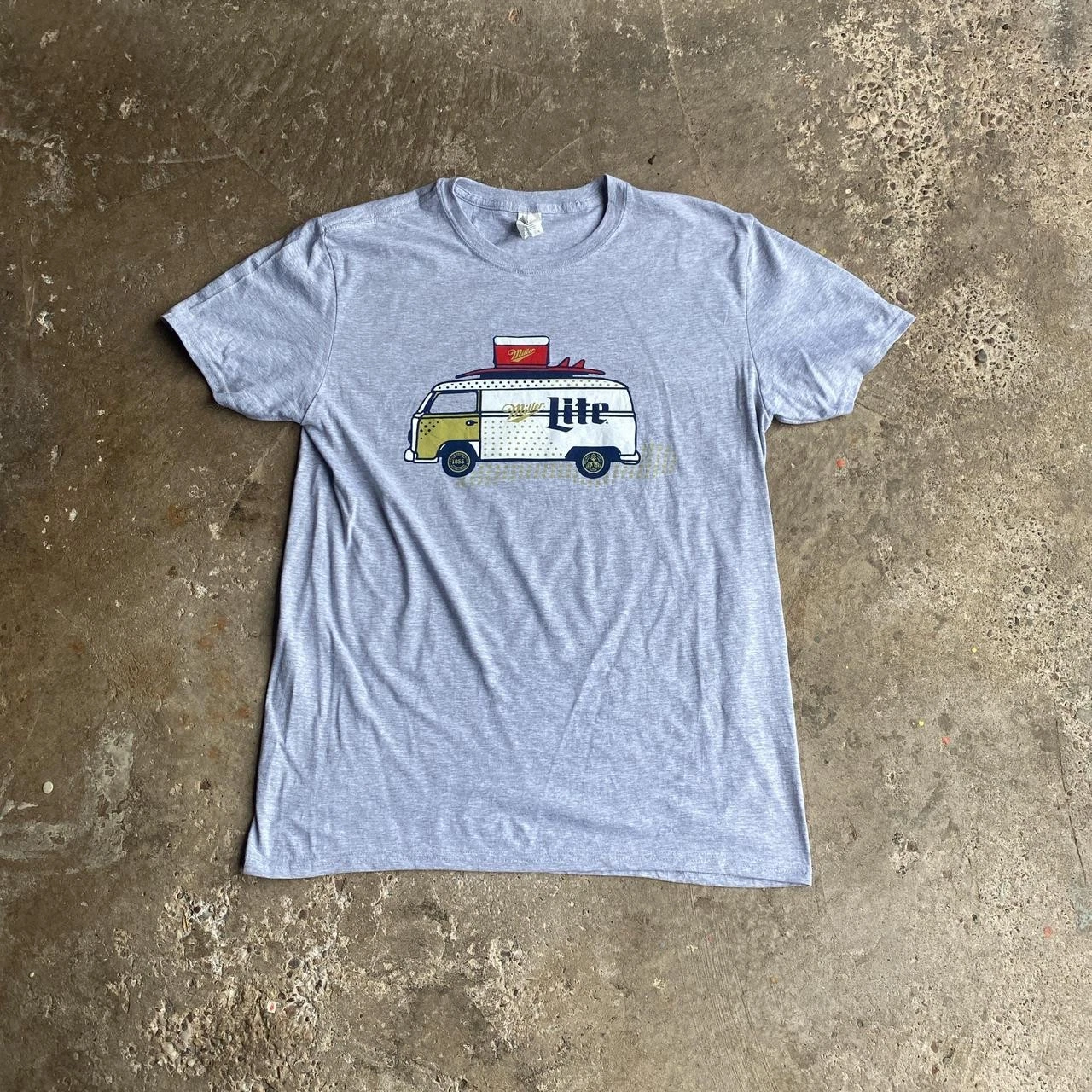 Grey Bud Lite Graphic T-Shirt