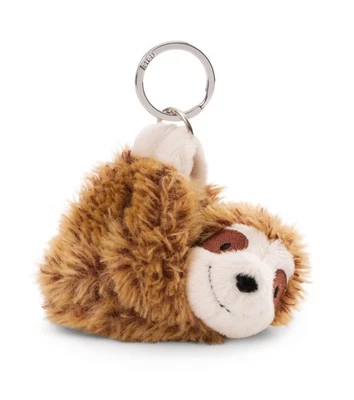 Schlüsselanhänger Faultier Slobby 10cm braun Plüsch NICI Kuscheltier Ring - Bild 1 von 4