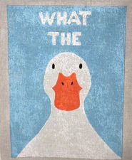 Needlepoint Canvas Art Novelty Duck Quack BH Designs 13 Mesh Zweigart Signed