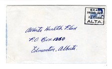 Q284 Canada AB Alberta - Sweetgrass Landing 1968 MOON Cancel Cover - QEII -