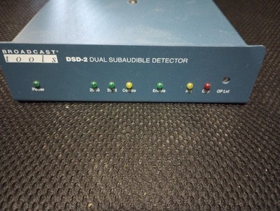 Broadcast Tools Dual Subaudible Detector DSD-2 FREE USPS Priority Shipping
