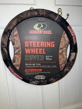 Mossy Oak Premium Steering Wheel Cover Universal Size Camo With Pvc Grip New