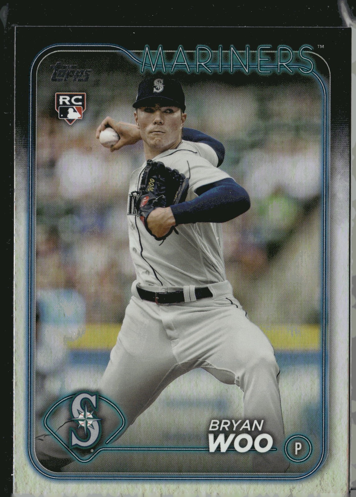 2024 Topps #12 Bryan Woo Rainbow Foil