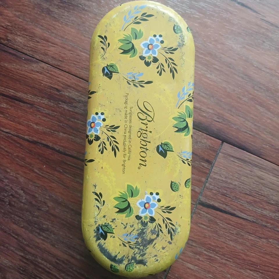 Estuche de gafas de sol Brighton vintage diseño floral cachemir Y2K viaje Foto 3 de 4