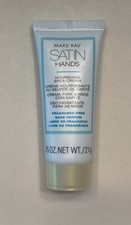 Mary Kay Satin Hands Fragrance Free Nourishing Shea Cream Travel Sz .75 oz New