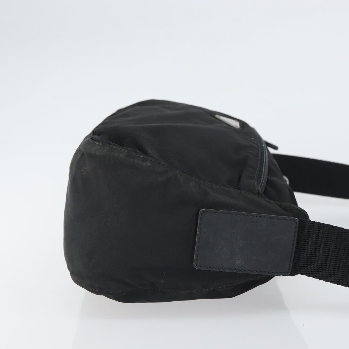 PRADA Shoulder Bag Nylon Black Silver Auth 163536 thumbnail 4