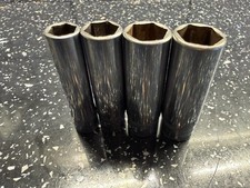 Snap on 1/4" drive 6 point 8mm, 10mm, 12mm & 13mm sockets in excellent condition