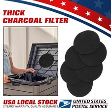 6Pcs Replacement Activated Charcoal Filters for Litter Box Carbon Premium Filter