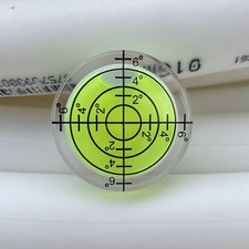 3Pcs Circular Bubble Level Bullseye Degree Marked Surface Round Spirit Levels Me