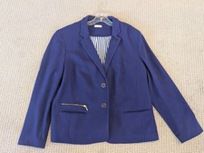 Chico's Purple Two-Button Blazer - Fully-Lined