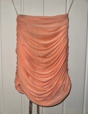 House Of CB - Mini Skirt - Peach/Pink - Brand New with Tags
