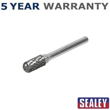 Image of Sealey Cylindrical Ball Nose Tungsten Carbide Rotary Burr 10mm SDB02