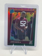 2021 Panini Donruss - Rated Rookie Jamin Davis #P-337 Optic Holo Redgreen (382)