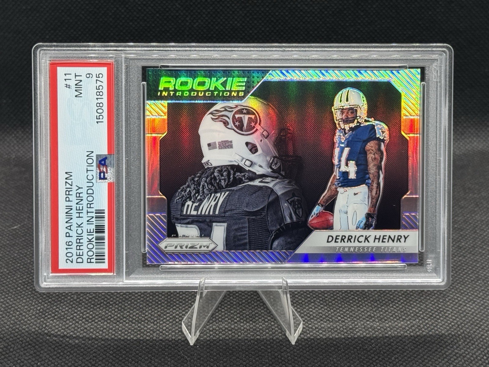 Derrick Henry Panini Prizm Rookie Introduction #11 Base