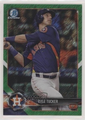 2018 Bowman Chrome Prospects Green Shimmer Refractor 82/99 Kyle Tucker y8h