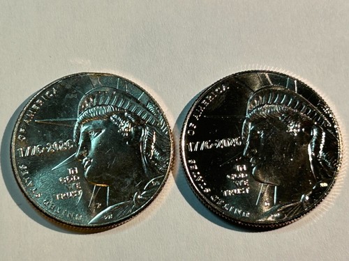 2026 P&D 250th Anniversary Liberty Half Dollar BU Uncirculated Beauties in Hand
