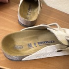 Birkenstock Men’s White Suede Slip-On Sandals Soft Footbed EU45 US12 — photo 6