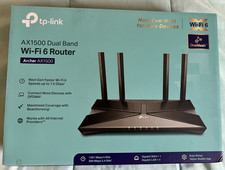 TP-LINK Archer AX1500 1.5 Gbps Wi-Fi 6 Dual-Band Wireless Router, Open Box