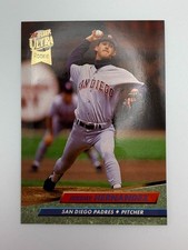 #576 Jeremy Hernandez [Rookie] Padres 1992 Fleer Ultra Baseball Card NM. rookie card picture