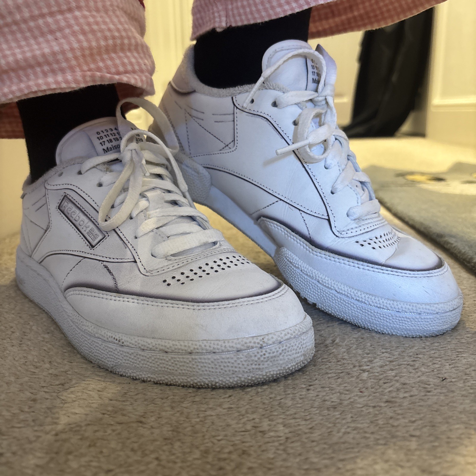 RARE Reebok X Maison Margiela Paris Trainer Sneaker Shoe Size UK 5 US 6 EUR 37.5 image 2