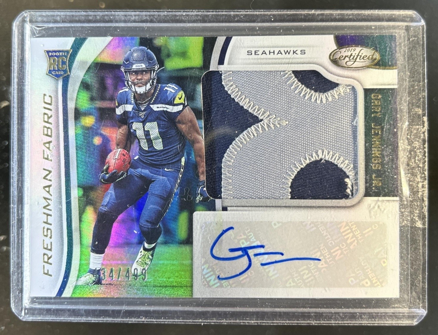 Gary Jennings Jr Panini Certified #235 Jersey Signature