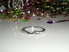 EVER US 14K  White Gold 1/5ct Diamond Contour Wedding Band Ring   KAY 💎   7