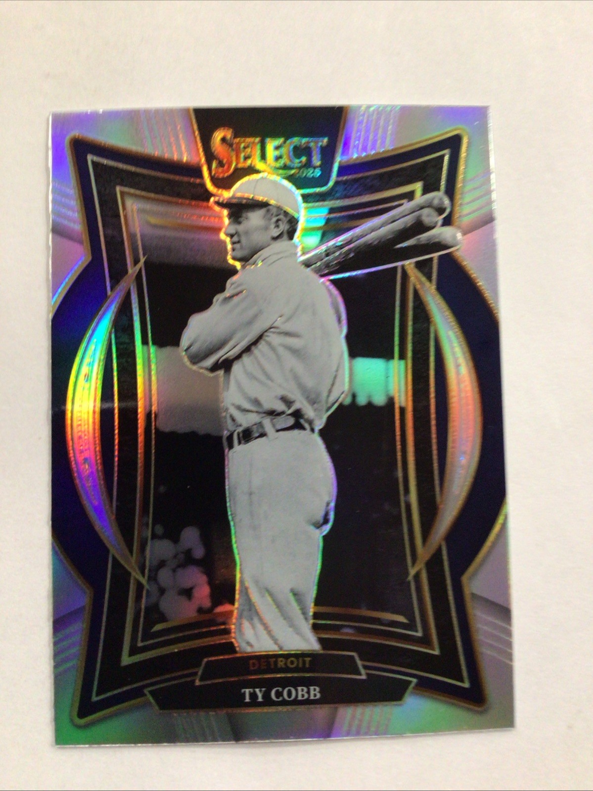 2025 Panini Select - Concourse Ty Cobb #32 Silver Prizm