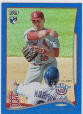 2014 Topps Opening Day #141 Blue Holofoil /2014 Kolten Wong #141 Rookie RC
