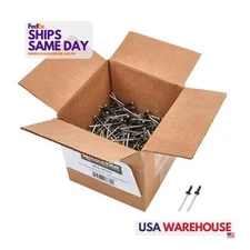 Allstar ALL18193, Set of 500 Black Aluminum 1/8In Alum Rivet Black 500Pk 1/8In-1