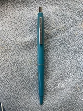 VINTAGE 1960'S PAPERMATE DOUBLE HEART TURQUOISE BLUE PEN Rare!