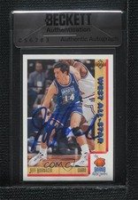 BAS 1991-92 Upper Deck All-Star Jeff Hornacek #469 Beckett Auth Sticker Auto ow6