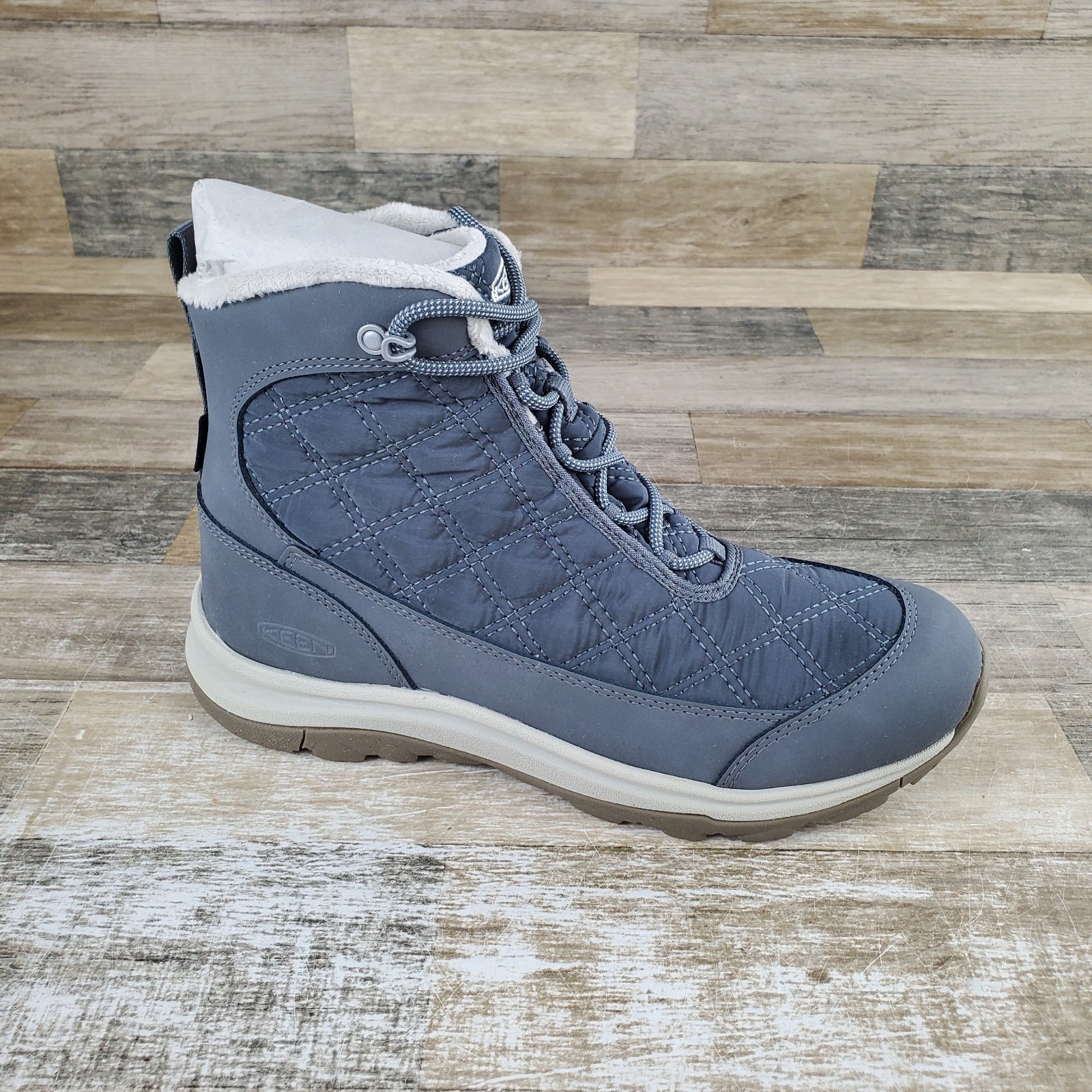 Scarpa da trekking donna Keen Terradora II taglia 9 5 grigio acciaio impermeabile stringata media top