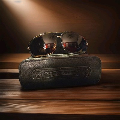 Authentic Chrome Hearts ''Straight Up II'' Luxury Sunglasses