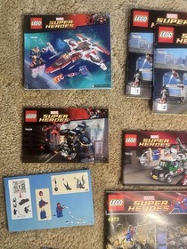 LEGO Illustrated Marvel Super Heroes Manuals of a lot of classic early marvel 