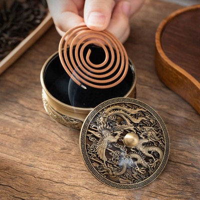 Pure Copper Antique Three-legged Aromatherapy Stove DIY Household Indoor Incense