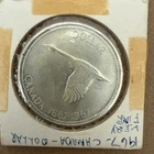 🇨🇦 Canada Dollar Confederation  1967  0.800  Silver Coin
