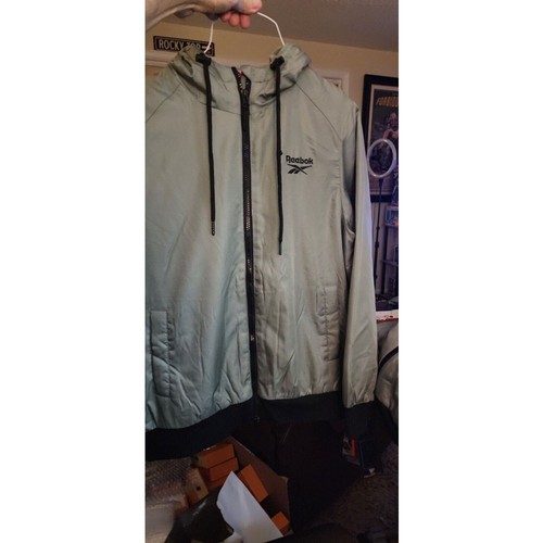 Reebok Women's Jacket Weather Resistant Fleece Lined Windbreaker Medium NWT CR5 - Picture 5 of 10
