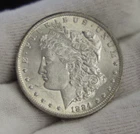 1884 O US Morgan Silver Dollar $1 AU+
