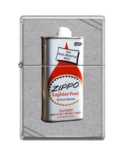 Zippo 82316 vintage advertisement fuel can 1970s tin protective spout Lighter