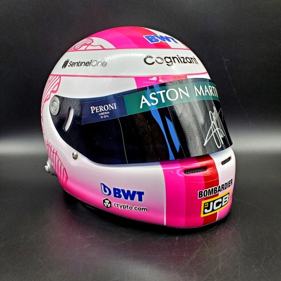 Sebastian Vettel Signed Helmet Visor 2021 Display Tribute 1:1 Scale AS-02172 - Image 2 of 4