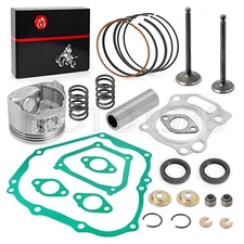 Engine Top End Rebuild Kit STD Piston Valve Gasket For YAMAHA Golf Cart G16 G20
