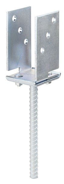 Alberts U-PfostenträGer Betonanker Pfostenanker Pfostenschuh Breitenverstellbar-image