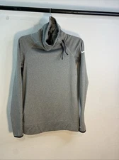 Nike Pro Dri-Fit Gray Turtleneck Baselayer Top Women's Size Medium