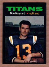 Don Maynard '61 New York Titans AFL Monarch Corona Glory Days #19 / NM+ cond.