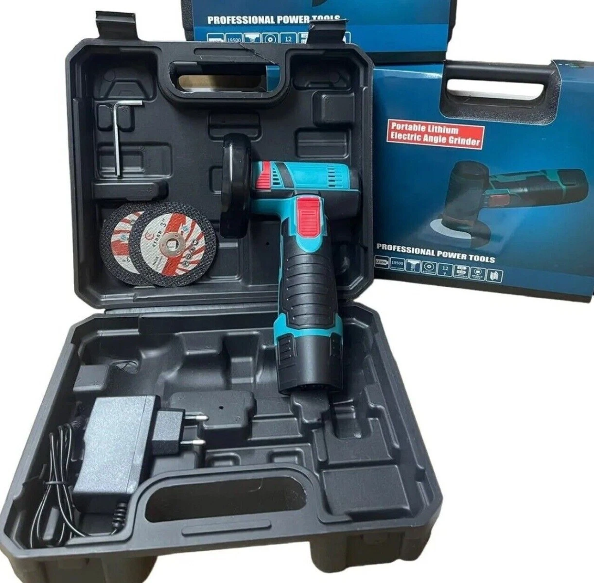 Mini smerigliatrice flessibile FLEX portatile 12V con doppia batteria + VALIGIA - Foto 1 di 6