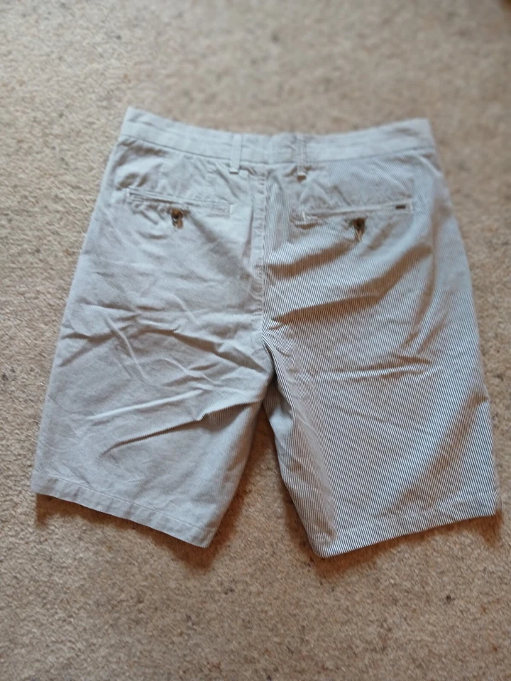 MARKS & SPENCER 32 M&S COLLECTION Mens 100% COTTON SHORTS 32" WAIST - Image 3 of 4